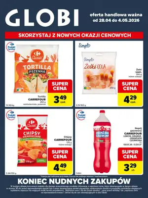 Globi - gazetka promocyjna Gazetka Globi od wtorku 28.04 do poniedziałku 04.05 - strona 2