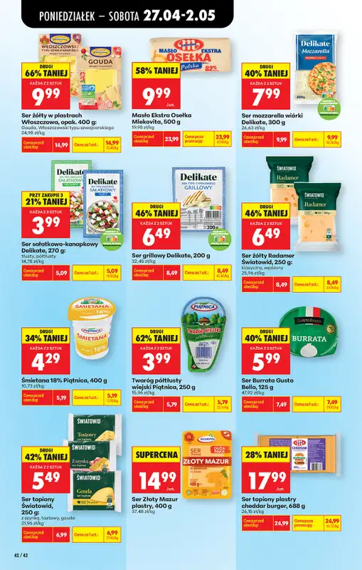 Biedronka - gazetka promocyjna Od poniedziałku od poniedziałku 27.04 do soboty 02.05 - strona 50