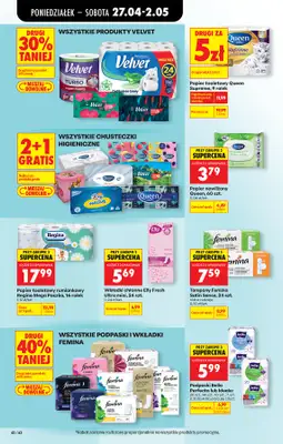 Biedronka - gazetka promocyjna Od poniedziałku od poniedziałku 27.04 do soboty 02.05 - strona 70