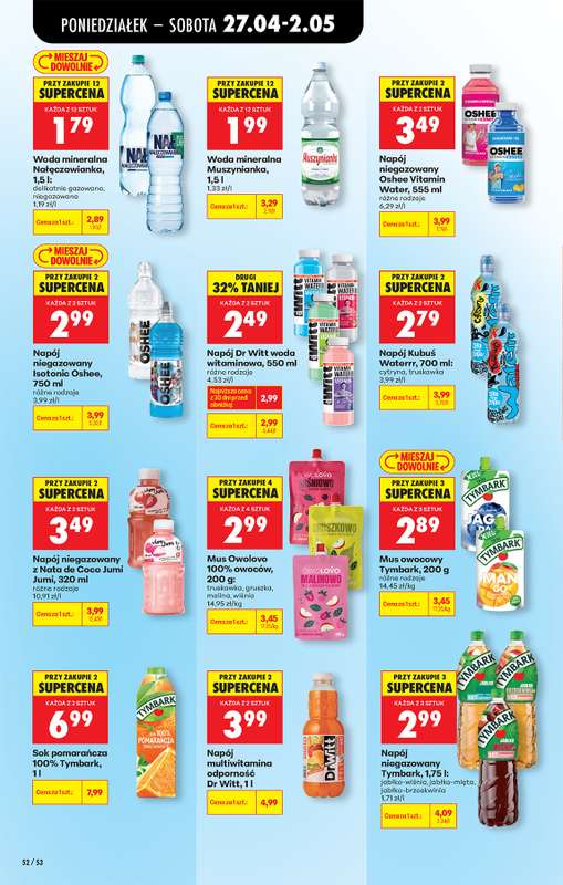 Biedronka - gazetka promocyjna Od poniedziałku od poniedziałku 27.04 do soboty 02.05 - strona 60