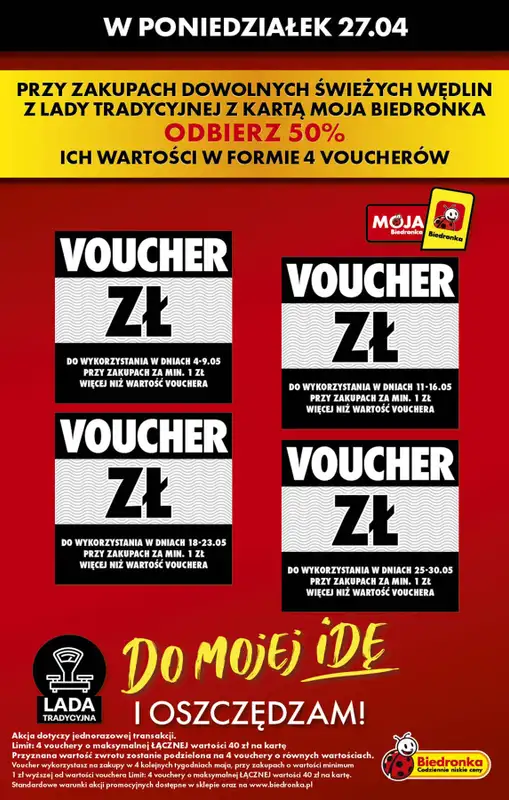 Biedronka - gazetka promocyjna Od poniedziałku, Z ladą tradycyjną   - strona 2