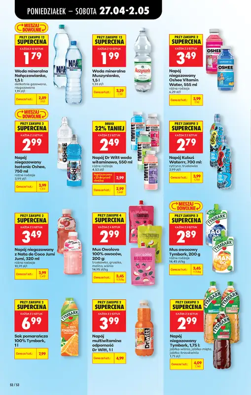 Biedronka - gazetka promocyjna Od poniedziałku, Z ladą tradycyjną od poniedziałku 27.04 do soboty 02.05 - strona 62