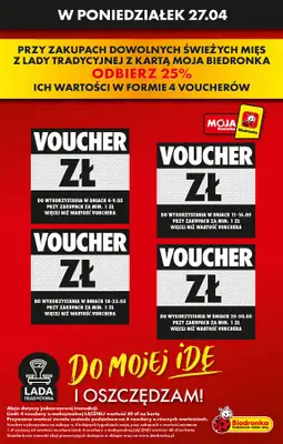 Biedronka - gazetka promocyjna Od poniedziałku, Z ladą tradycyjną od poniedziałku 27.04 do soboty 02.05 - strona 3