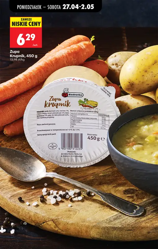 Biedronka - gazetka promocyjna Od poniedziałku, Z ladą tradycyjną od poniedziałku 27.04 do soboty 02.05 - strona 80