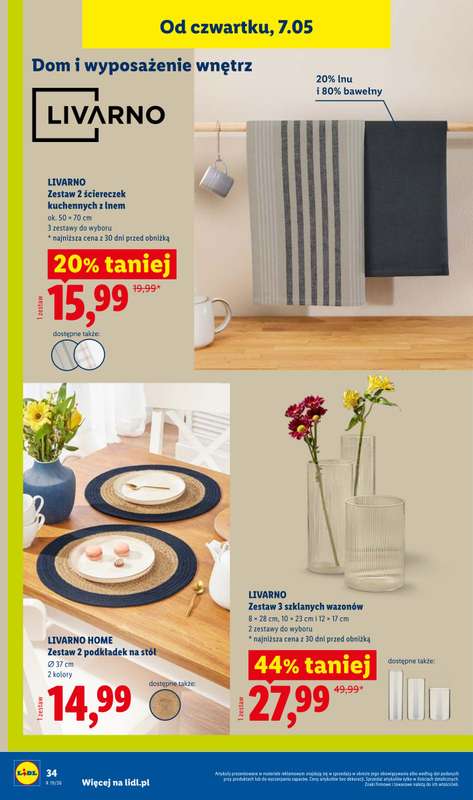 Lidl - gazetka promocyjna Katalog od poniedziałku 04.05 do soboty 09.05 - strona 34