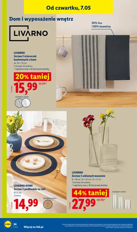 Lidl - gazetka promocyjna Katalog od poniedziałku 04.05 do soboty 09.05 - strona 34