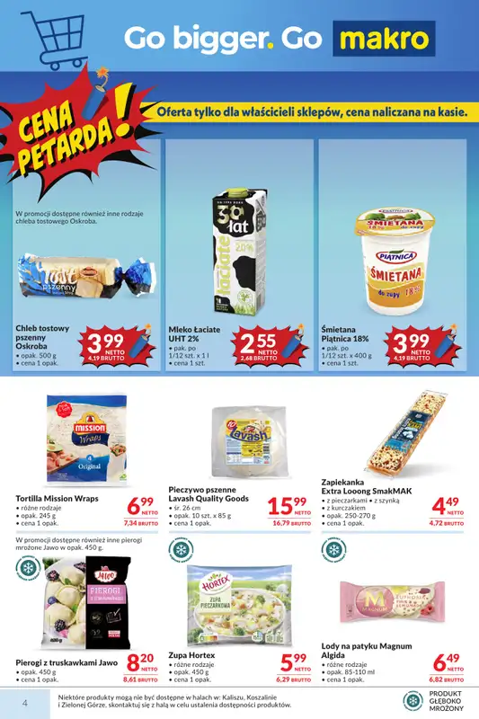 Makro - gazetka promocyjna Mega oferty dla twojego sklepu od wtorku 28.04 do poniedziałku 11.05 - strona 4