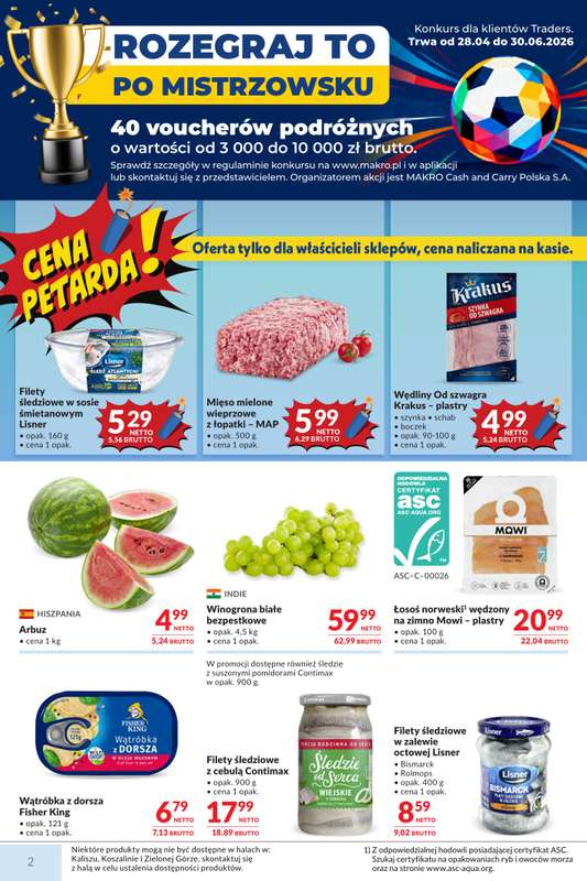 Makro - gazetka promocyjna Mega oferty dla twojego sklepu od wtorku 28.04 do poniedziałku 11.05 - strona 2
