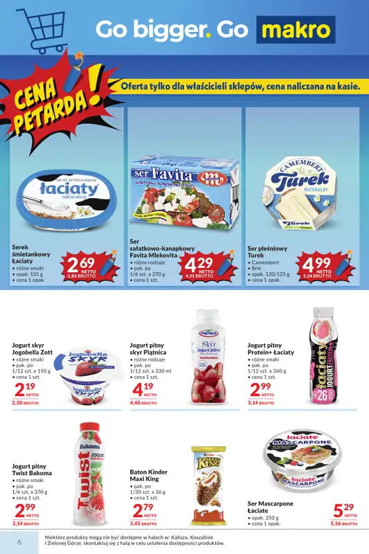 Makro - gazetka promocyjna Mega oferty dla twojego sklepu od wtorku 28.04 do poniedziałku 11.05 - strona 6
