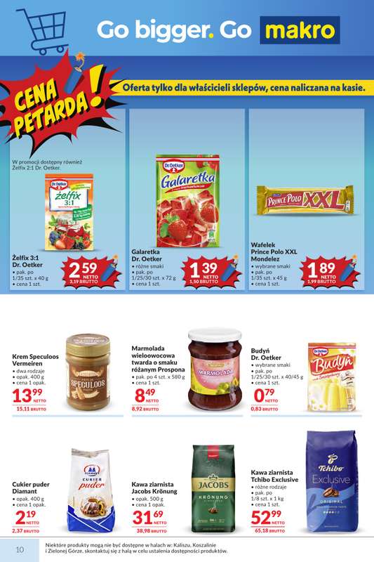 Makro - gazetka promocyjna Mega oferty dla twojego sklepu od wtorku 28.04 do poniedziałku 11.05 - strona 10