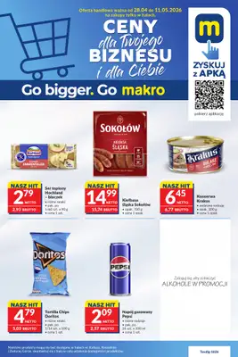 Makro - gazetka promocyjna Mega oferty dla twojego sklepu od wtorku 28.04 do poniedziałku 11.05