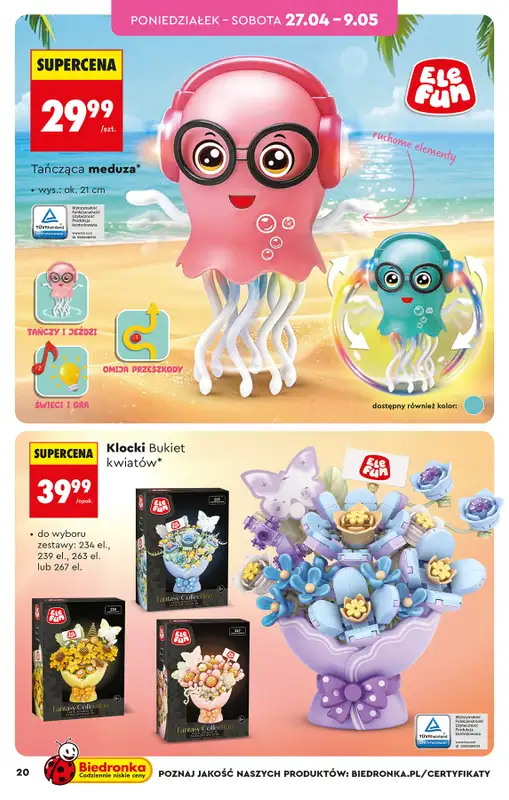 Biedronka - gazetka promocyjna Hity i inspiracje, od 25.04 od soboty 25.04 do środy 13.05 - strona 22