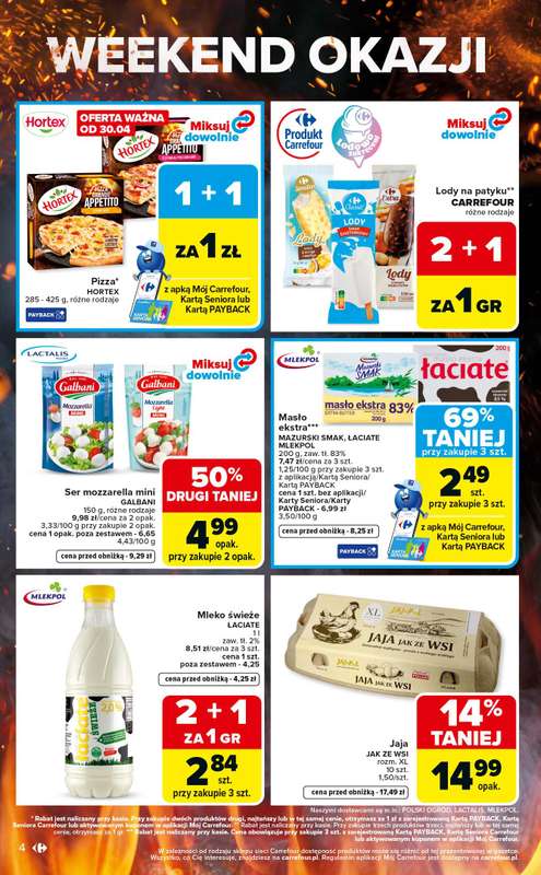 Carrefour Market - gazetka promocyjna Gazetka Weekend okazji już od środy od środy 29.04 do soboty 02.05 - strona 4