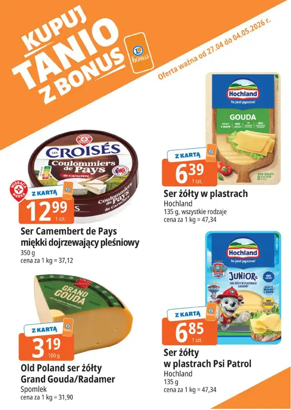 Leclerc - gazetka promocyjna Kupuj tanio z bonus od poniedziałku 27.04 do poniedziałku 04.05 - strona 5