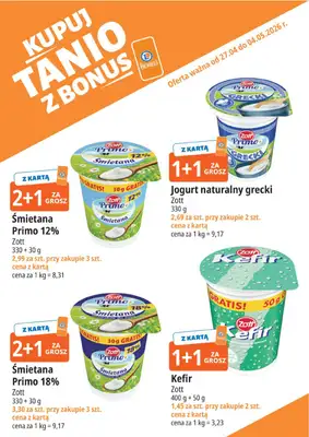 Leclerc - gazetka promocyjna Kupuj tanio z bonus od poniedziałku 27.04 do poniedziałku 04.05