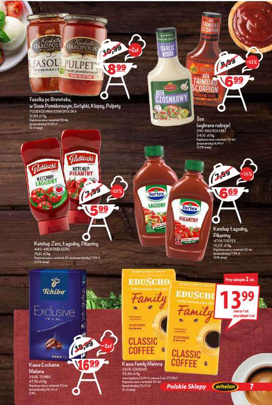 Arhelan - gazetka promocyjna Grillowanie w Arhelanie od poniedziałku 27.04 do niedzieli 10.05 - strona 7