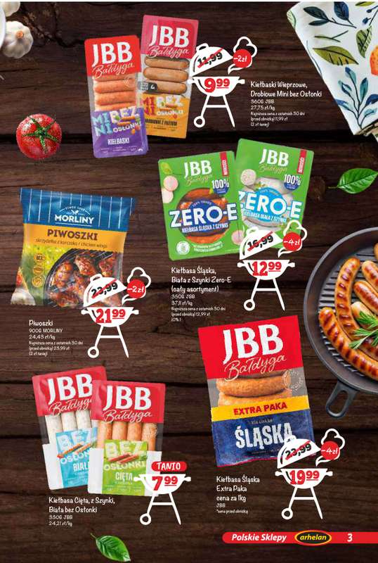 Arhelan - gazetka promocyjna Grillowanie w Arhelanie od poniedziałku 27.04 do niedzieli 10.05 - strona 3