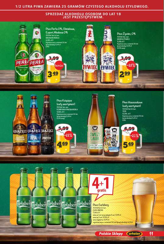 Arhelan - gazetka promocyjna Grillowanie w Arhelanie od poniedziałku 27.04 do niedzieli 10.05 - strona 11