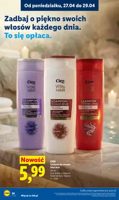 Lidl - gazetka promocyjna Oferta od poniedziałku od poniedziałku 27.04 do wtorku 28.04 - strona 88