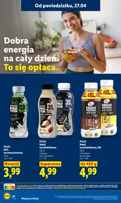 Lidl - gazetka promocyjna Oferta od poniedziałku od poniedziałku 27.04 do wtorku 28.04 - strona 64