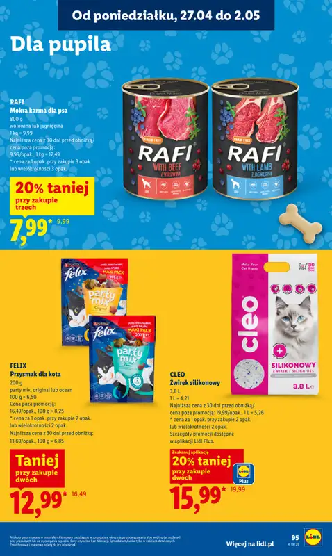 Lidl - gazetka promocyjna Oferta od poniedziałku od poniedziałku 27.04 do wtorku 28.04 - strona 95