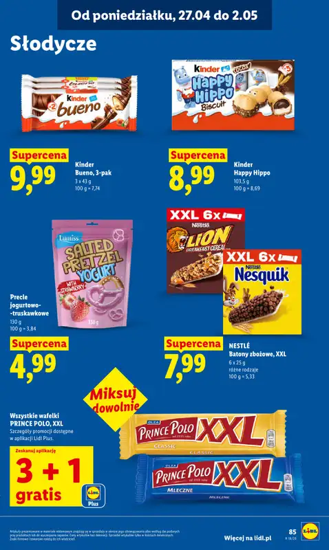 Lidl - gazetka promocyjna Oferta od poniedziałku od poniedziałku 27.04 do wtorku 28.04 - strona 85