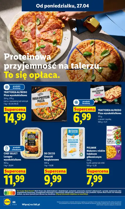 Lidl - gazetka promocyjna Oferta od poniedziałku od poniedziałku 27.04 do wtorku 28.04 - strona 66