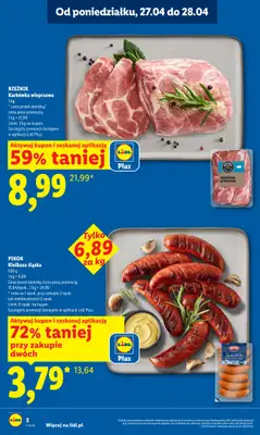 Lidl - gazetka promocyjna Oferta od poniedziałku od poniedziałku 27.04 do wtorku 28.04 - strona 2