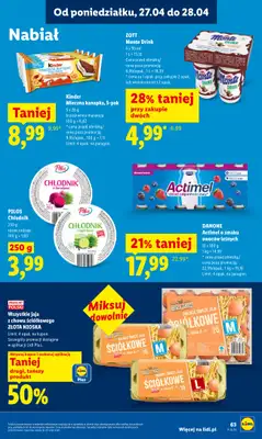 Lidl - gazetka promocyjna Oferta od poniedziałku od poniedziałku 27.04 do wtorku 28.04 - strona 63