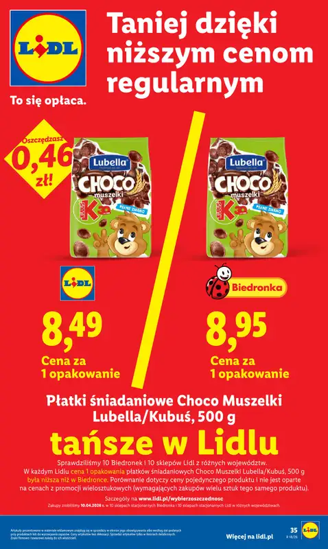 Lidl - gazetka promocyjna Oferta od poniedziałku od poniedziałku 27.04 do wtorku 28.04 - strona 35