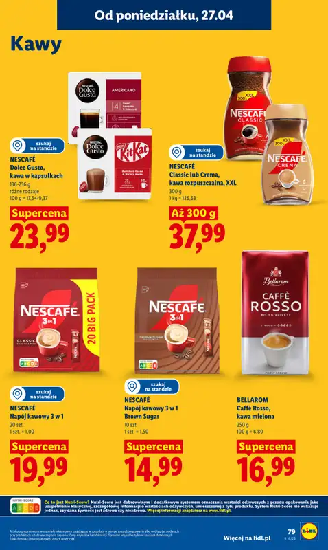 Lidl - gazetka promocyjna Oferta od poniedziałku od poniedziałku 27.04 do wtorku 28.04 - strona 79