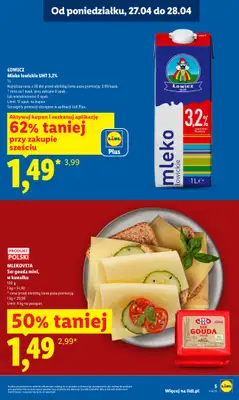 Lidl - gazetka promocyjna Oferta od poniedziałku od poniedziałku 27.04 do wtorku 28.04 - strona 5