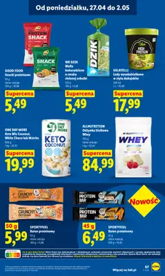 Lidl - gazetka promocyjna Oferta od poniedziałku od poniedziałku 27.04 do wtorku 28.04 - strona 67