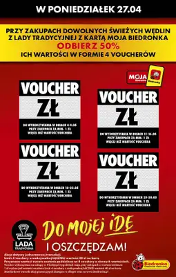 Biedronka - gazetka promocyjna Od poniedziałku, Z ladą tradycyjną od poniedziałku 27.04 do soboty 02.05 - strona 2