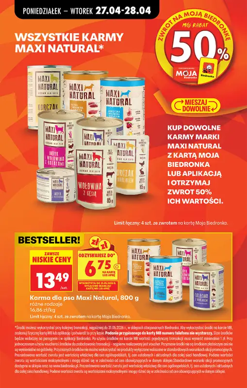 Biedronka - gazetka promocyjna Od poniedziałku, Z ladą tradycyjną od poniedziałku 27.04 do soboty 02.05 - strona 26