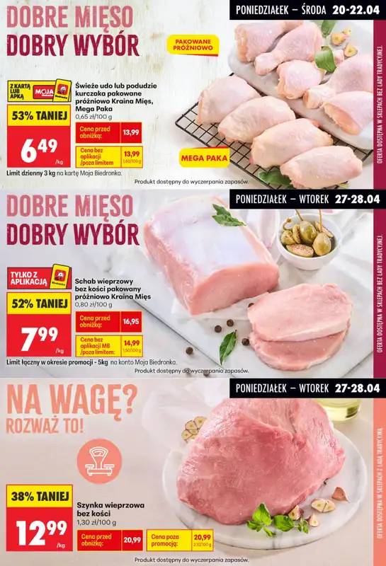 Biedronka - gazetka promocyjna Biedronkowe oszczędności od poniedziałku 27.04 do środy 29.04 - strona 5