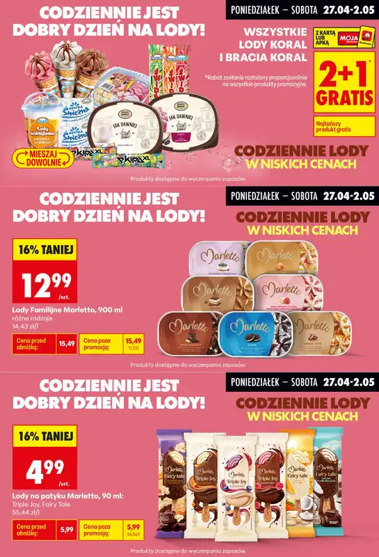 Biedronka - gazetka promocyjna Biedronkowe oszczędności od poniedziałku 27.04 do środy 29.04 - strona 9