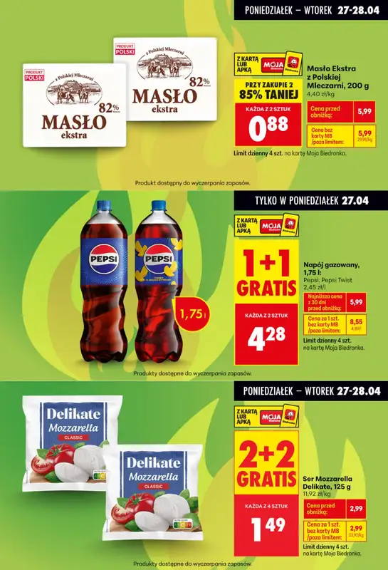 Biedronka - gazetka promocyjna Biedronkowe oszczędności   - strona 2