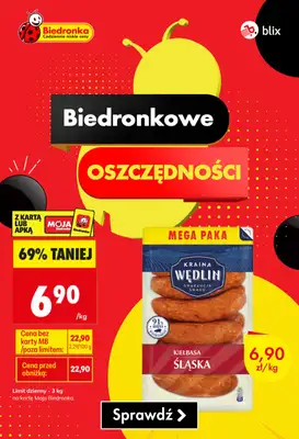 Biedronka - gazetka promocyjna Biedronkowe oszczędności od poniedziałku 27.04 do środy 29.04