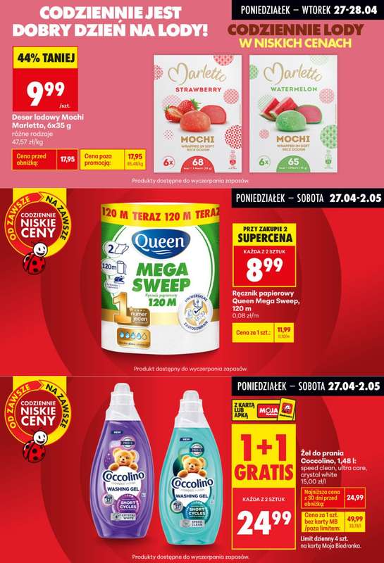 Biedronka - gazetka promocyjna Biedronkowe oszczędności od poniedziałku 27.04 do środy 29.04 - strona 10