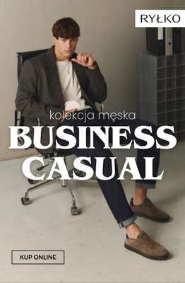 Ryłko - gazetka promocyjna Business Casual - kolekcja męska od poniedziałku 27.04 