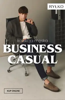 Ryłko - gazetka promocyjna Business Casual - kolekcja męska od poniedziałku 27.04 