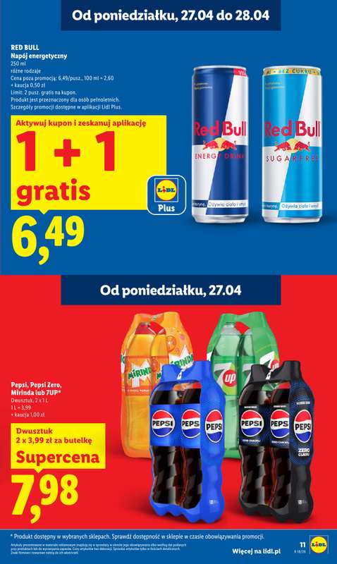 Lidl - gazetka promocyjna Oferta od poniedziałku od poniedziałku 27.04 do wtorku 28.04 - strona 11