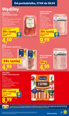 Lidl - gazetka promocyjna Oferta od poniedziałku od poniedziałku 27.04 do wtorku 28.04 - strona 53