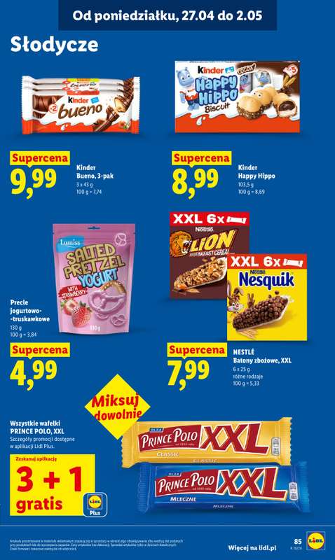 Lidl - gazetka promocyjna Oferta od poniedziałku od poniedziałku 27.04 do wtorku 28.04 - strona 85