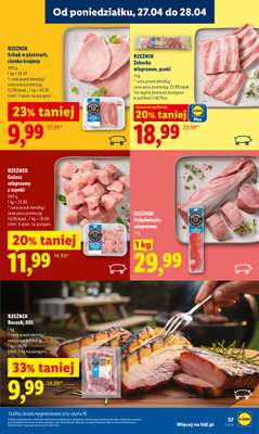 Lidl - gazetka promocyjna Oferta od poniedziałku od poniedziałku 27.04 do wtorku 28.04 - strona 57