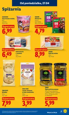 Lidl - gazetka promocyjna Oferta od poniedziałku od poniedziałku 27.04 do wtorku 28.04 - strona 87