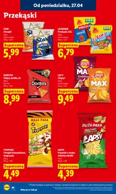 Lidl - gazetka promocyjna Oferta od poniedziałku od poniedziałku 27.04 do wtorku 28.04 - strona 80