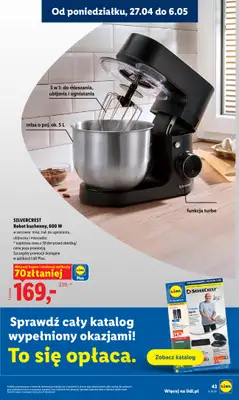 Lidl - gazetka promocyjna Oferta od poniedziałku od poniedziałku 27.04 do wtorku 28.04 - strona 43