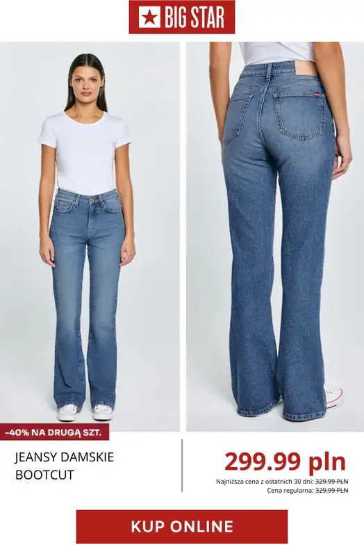 BIG STAR - gazetka promocyjna -40% na drugą sztukę od poniedziałku 27.04 do poniedziałku 04.05 - strona 6